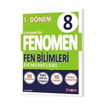 Fenomen Okul Yayınları 8. Sınıf Fen Bilimleri 1. Dönem 10 Deneme Faruk Ilgaz