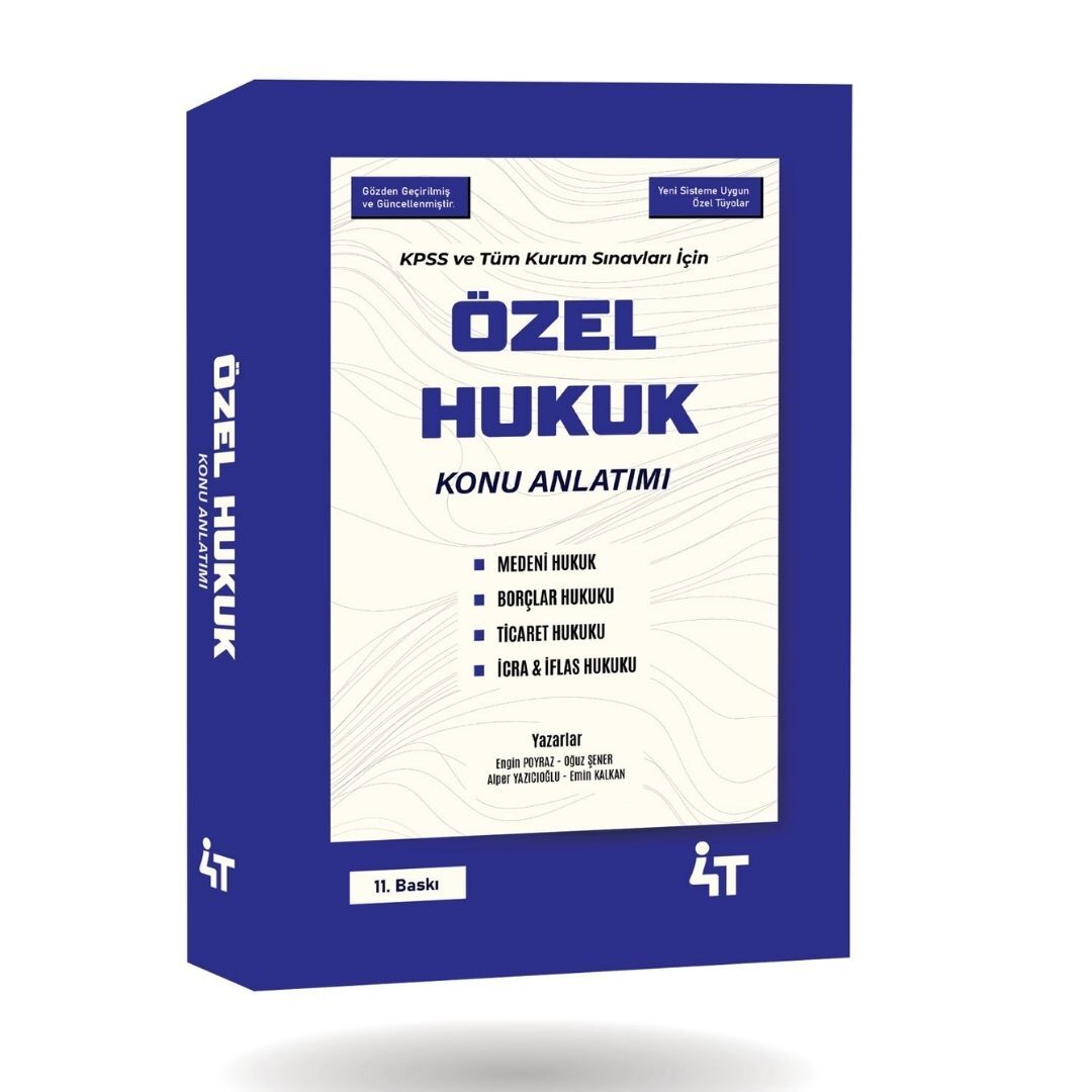 Özel Hukuk Konu Anlatımı 4T Yayınları
