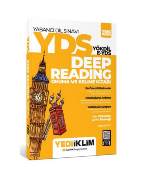 Yediiklim Yayınları YDS - YÖKDİL Deep Reading Okuma ve Kelime Kitabı Ergin YILDIZ