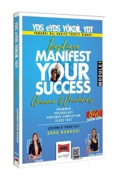 2025 YDS eYDS YÖKDİL YDT İngilizce Manifest Your Success Grammar & Vocabulary (Module 1) Yargı Yayınları