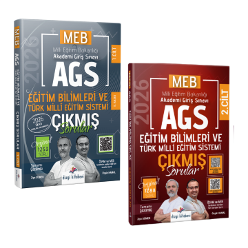 Dizgi Kitap 2026 MEB AGS Tamamı Video Çözümlü Eğitim Bilimleri ve Türk Milli Eğitim Sistemi Çıkmış Sorular Ziya Sümer Özgür Hamal