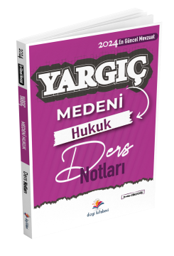 Dizgi Kitap Yargıç Hakimlik ve Hmgs Medeni Hukuk Ders Notları 4. Baskı 2024 Mustafa Dinçdemir