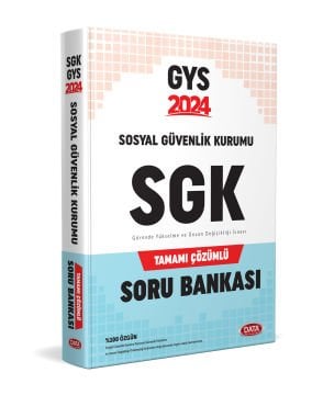 Sosyal Güvenlik Kurumu (Sgk) Gys Tamamı Çözümlü Soru Bankası Data Yayınları