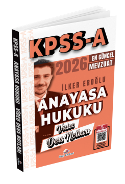 Dizgi Kitap 2026 Kpss A  Anayasa Hukuku Video Ders Notları İlker Eroğlu