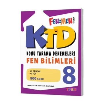Fenomen Okul Yayınları 8. Sınıf Fen Bilimleri Konu Tarama Denemeleri