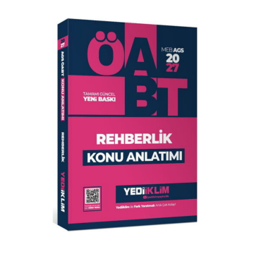 Yediiklim Yayınları 2027 MEB-AGS ÖABT Rehberlik Konu Anlatımı