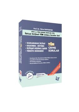 Son Dörtlü İktisat Tüm Çıkmış Sorular Cilt 3 4t Yayınevi