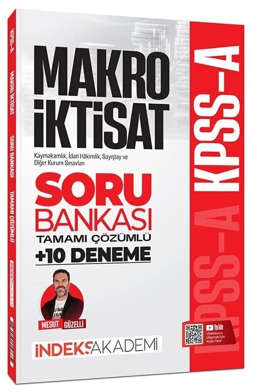 KPSS A Grubu Makro İktisat Soru Bankası ve 10 Deneme Çözümlü - Mesut Güzelli İndeks Akademi Yayıncılık