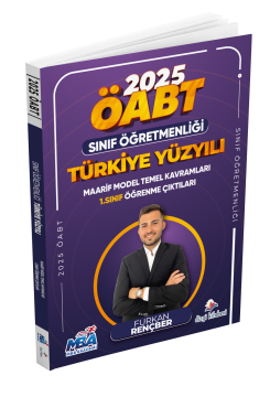 Dizgi Kitap 2025 Meb Ags Öabt Sınıf Öğretmenliği Türkiye Yüzyılı Maarif Model Temel Kavramları 1. Sınıf Öğrenme Çıktıları Furkan Rençber