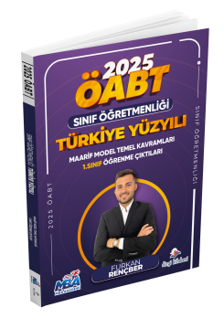 Dizgi Kitap 2025 MEB-AGS ÖABT Sınıf Öğretmenliği Türkiye Yüzyılı Maarif Model Temel Kavramları 1. Sınıf Öğrenme Çıktıları Furkan Rençber