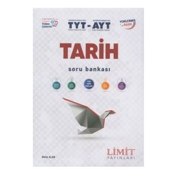 Limit Yayınları TYT AYT Tarih Video Çözümlü Soru Bankası Metin Alan