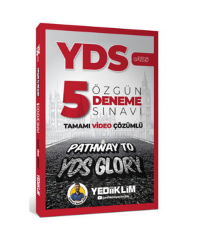 Yediiklim Yayınları YDS Tamamı Video Çözümlü Özgün 5 Deneme Sınavı Osman Yunus ÖZER