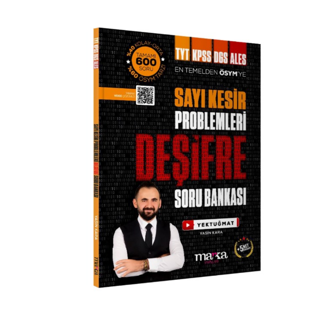 2026 En Temelden ÖSYM`ye Sayı Kesir Problemler Yektugmat Deşifre Soru Bankası Marka Yayınları