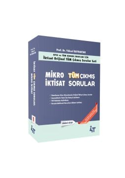 Mikro İktisat Tüm Çıkmış Sorular Cilt  1 4t Yayınevi