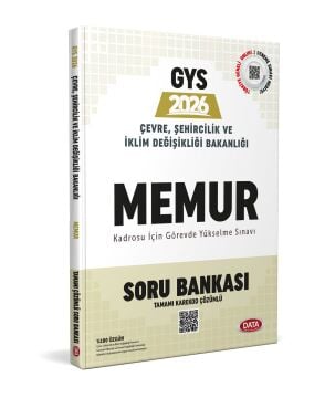 Çevre, Şehircilik ve İklim Değişikliği Bakanlığı Memur GYS Soru Bankası Data Yayınları