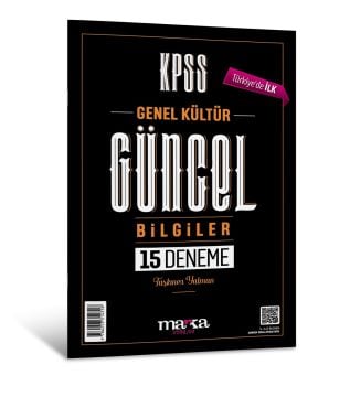 Marka Yayınları 2026 KPSS Genel Kültür Güncel Bilgiler 15 Deneme