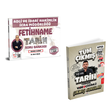 Dizgi Kitap 2026 KPSS AGS Tarih Tüm Sınavlar Tamamı Video Çözümlü Çıkmış Sorular & Adli İdari Hakimlik İcra Müdürlüğü FETİHNAME Tarih Soru Bankası Bekir Çelik Seti