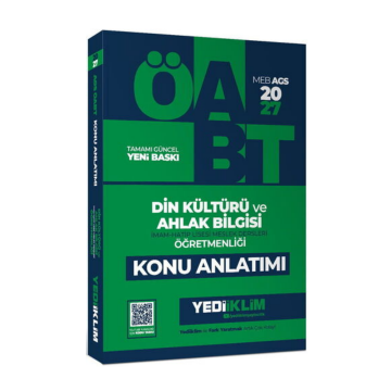 Yediiklim Yayınları 2027 MEB AGS ÖABT Din Kültürü Ve Ahlak Bilgisi Öğretmenliği Konu Anlatımı