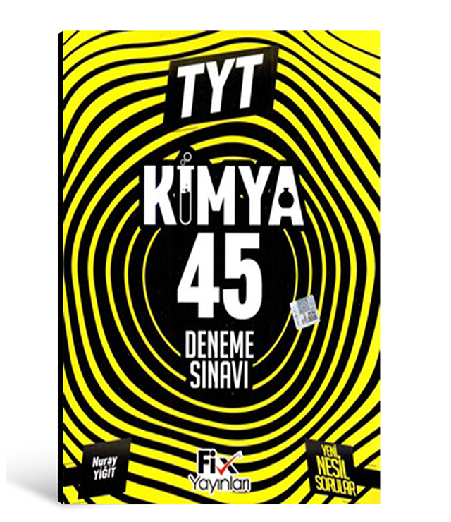 TYT Kimya 45 Denemeleri Fix Yayınları