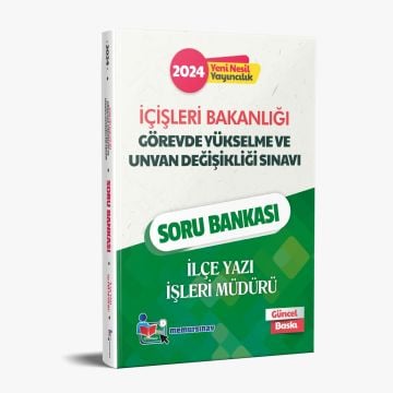 İçişleri Bakanlığı GYS Ve Unvan Değişikliği İlçe Yazı İşleri Müdürü Soru Bankası 2024