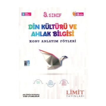 Limit Yayınları 8. Sınıf Din Kültürü ve Ahlak Bilgisi Konu Anlatım Föyleri