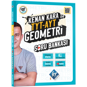 Kenan Kara İle TYT-AYT Geometri Soru Bankası KR Akademi Yayınları