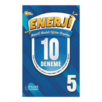 Palme Yayınları 5. Sınıf Enerji Tüm Dersler Maarif Modeli Eğitim Vizyonu 10 Deneme