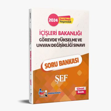 İçişleri Bakanlığı GYS Ve Unvan Değişikliği Şef Soru Bankası 2024