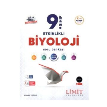 Limit Yayınları 9. Sınıf Biyoloji Etkinlikli Maarif Soru Bankası Selin Akay Yenilmez