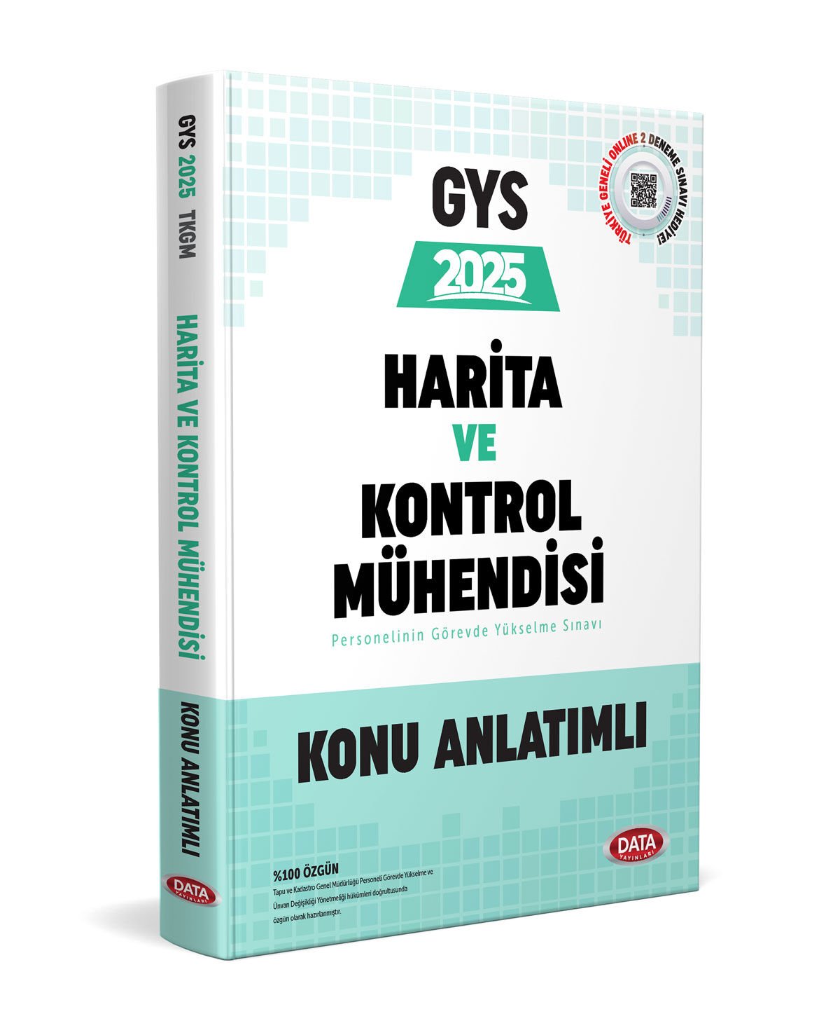 Tapu ve Kadastro Genel Müdürlüğü Harita ve Kontrol Mühendisi Unvan Değişikliği Sınavı Konu Anlatımlı  Data Yayınları