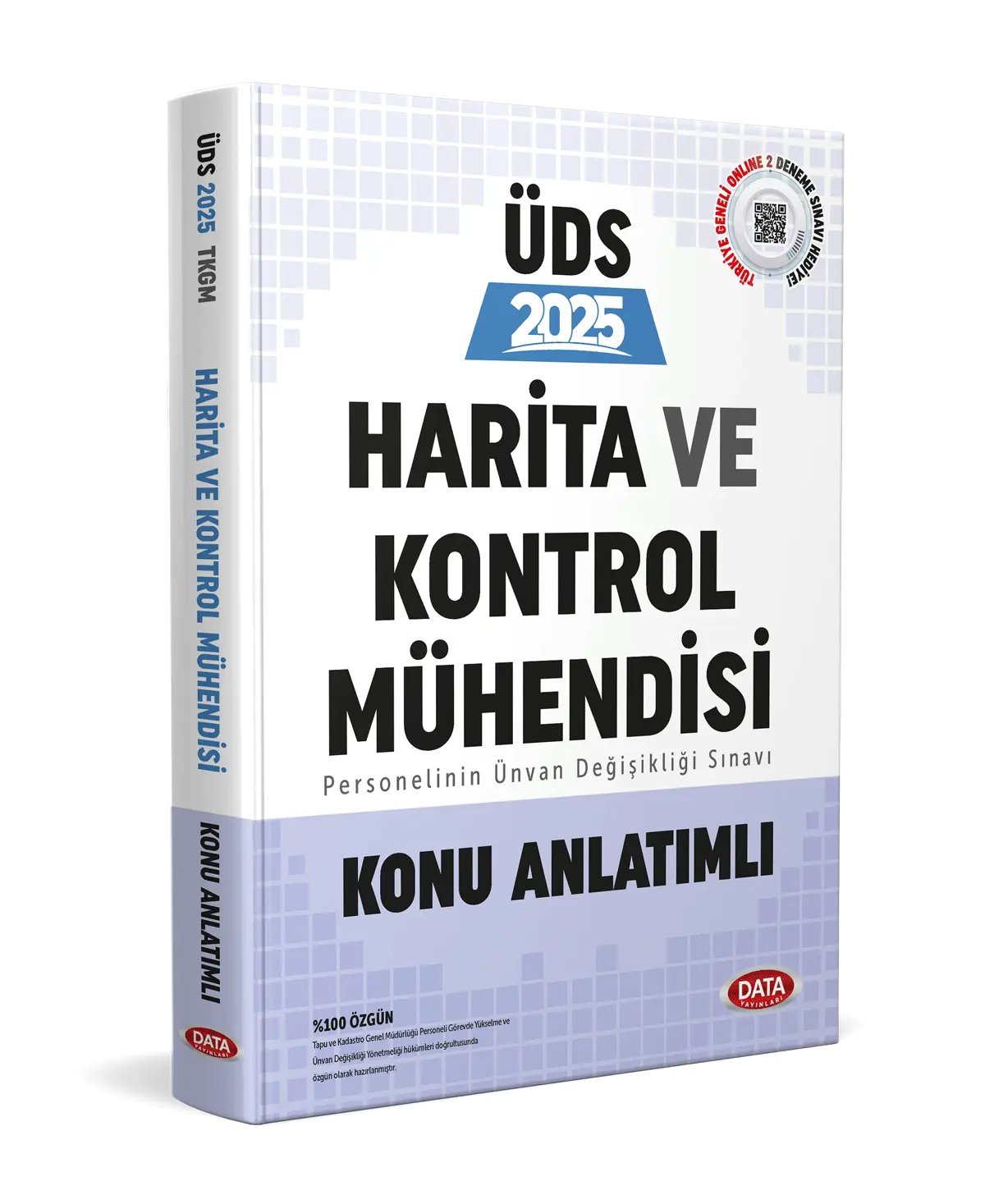 Tapu ve Kadastro Genel Müdürlüğü Harita ve Kontrol Mühendisi Unvan Değişikliği Sınavı Konu Anlatımlı  Data Yayınları