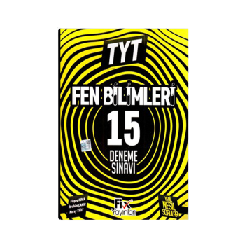 TYT Fen Bilimleri 15 Denemeleri Fix Yayınları
