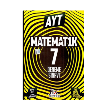 AYT Matematik 7 Denemeleri Fix Yayınları