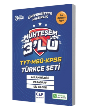 Çap Yayınları TYT MSÜ KPSS Türkçe Seti
