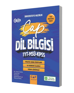 Çap Yayınları TYT MSÜ KPSS Dil Bilgisi Pratik Konu Özetleri Deneme İlaveli