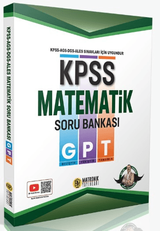 KPSS Matematik Soru Bankası Bıyıklı Matematik Matronik Yayınları