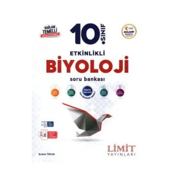 Limit Yayınları 10. Sınıf Biyoloji Etkinlikli Maarif Soru Bankası