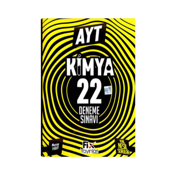 AYT Kimya 22 Denemeleri Fix Yayınları