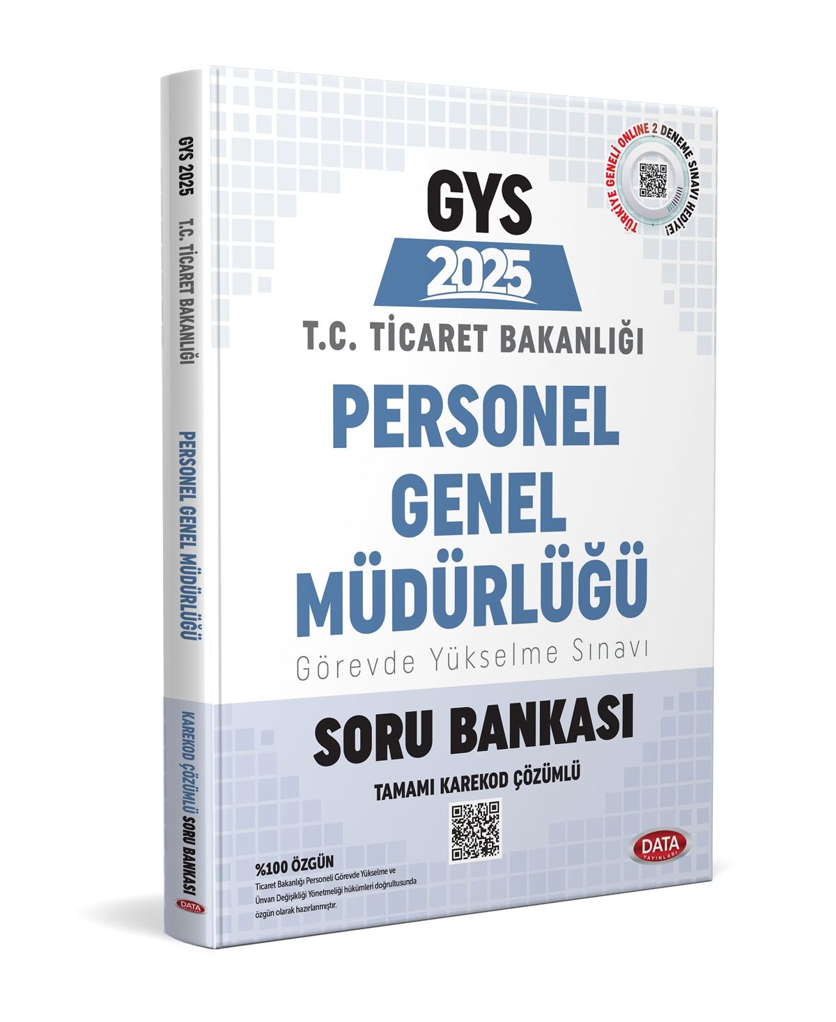 Ticaret Bakanlığı Personel Genel Müdürlüğü GYS Soru Bankası - Karekod Çözümlü Data Yayınları