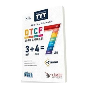 Limit Yayınları TYT DTCF 7 Gün Sosyal Bilimler Soru Bankası