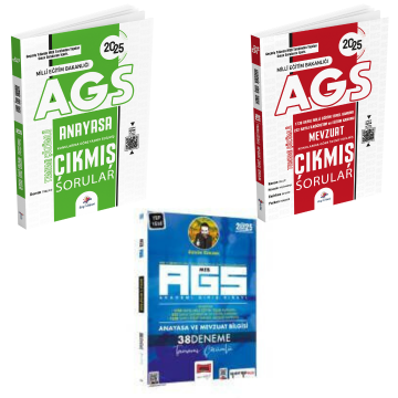 Dizgi Kitap 2025 MEB AGS Tamamı PDF Çözümlü Anayasa, Mevzuat Çıkmış Sorular ve Yargı Yayınları 38 Deneme Seti