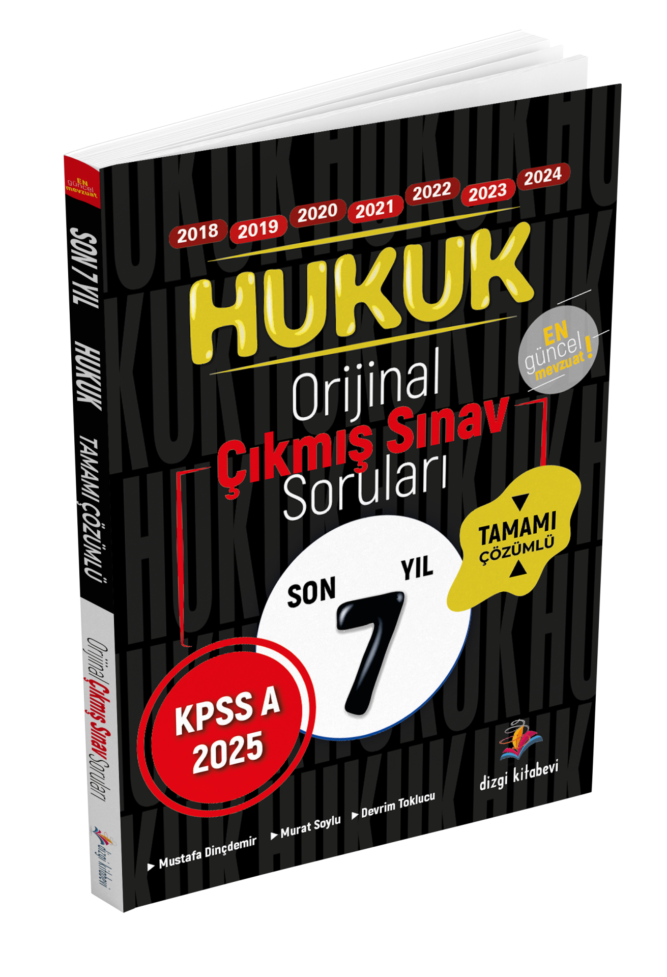 Dizgi Kitap 2025 KPSS A Hukuk Son 7 Yıl Tamamı Çözümlü Orijinal Çıkmış Sorular