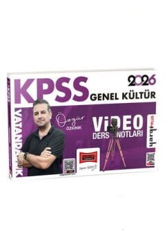 Yargı Yayınları 2026 KPSS Genel Kültür Vatandaşlık Video Ders Notları (Özgür Özkınık)