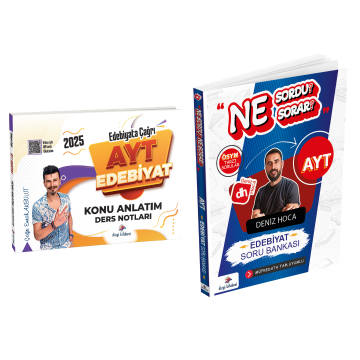 Dizgi Kitap Edebiyata Çağrı Ayt Edebiyat Konu Anlatımı ve Deniz Hoca Soru Bankası Seti 2025