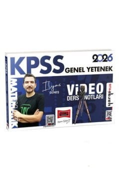 Yargı Yayınları 2026 KPSS Genel Yetenek Matematik Video Ders Notları (İlyas Güneş)