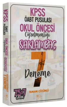 ÖABT Okul Öncesi Öğretmenliği Saklambaç 7 Deneme Çözümlü CBA Yayınları