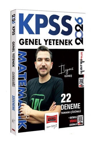 2026 KPSS Genel Yetenek Tamamı Çözümlü Matematik 22 Deneme (İlyas Güneş) Yargı Yayınları