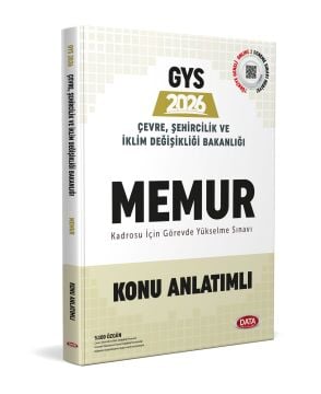 Çevre, Şehircilik ve İklim Değişikliği Bakanlığı Memur GYS Konu Anlatımlı Data Yayınları