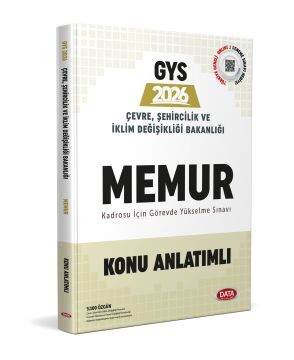 Çevre Şehircilik ve İklim Değişikliği Bakanlığı Memur GYS Konu Anlatımlı Data Yayınları