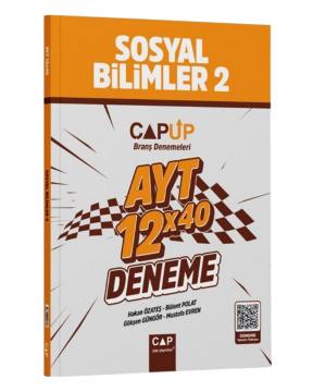 Çap Yayınları AYT Sosyal Bilimler 2 12 X 40 Up Deneme